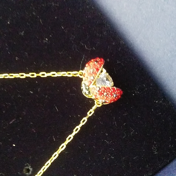 Swarovski ladybug necklace Clearance
